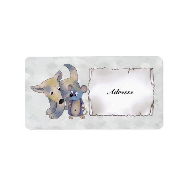 Hund und Maus Label (Front)