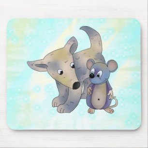 Hund und Maus  Mouse Pad
