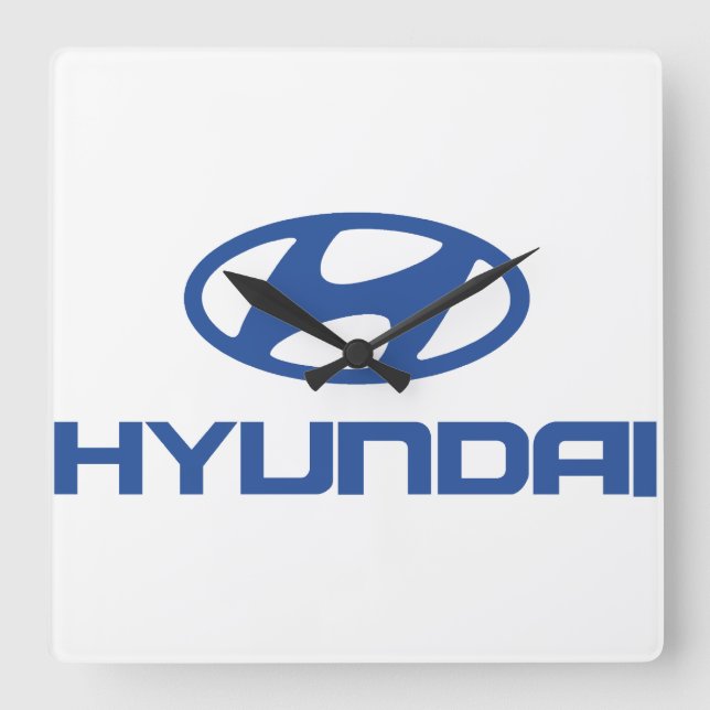 Hundai Square Wall Clock (Front)