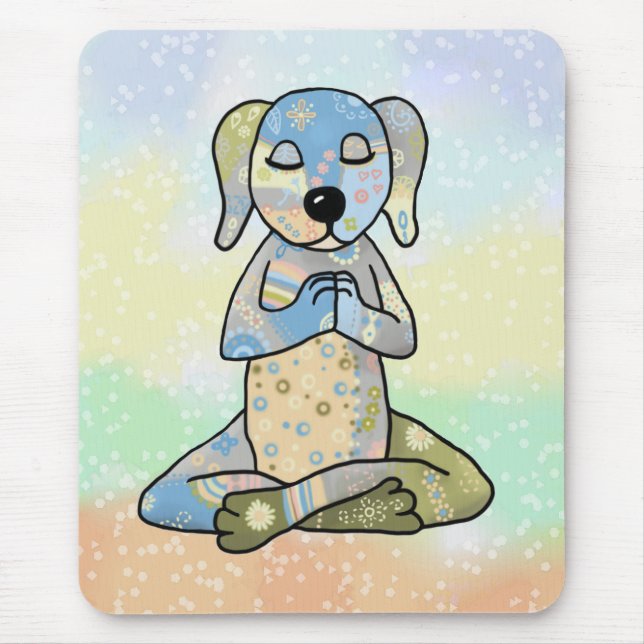 Hunde joga  mousepad (Front)