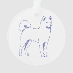 Hunderasse Shiba Inu Ornament
