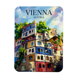 Hundertwasserhaus Austria Magnet