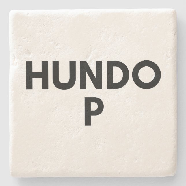 hundo p stone coaster (Front)