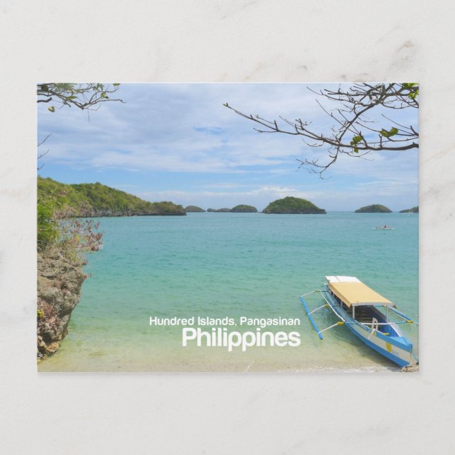Hundred Islands, Pangasinan Philippines Postcard (Front)