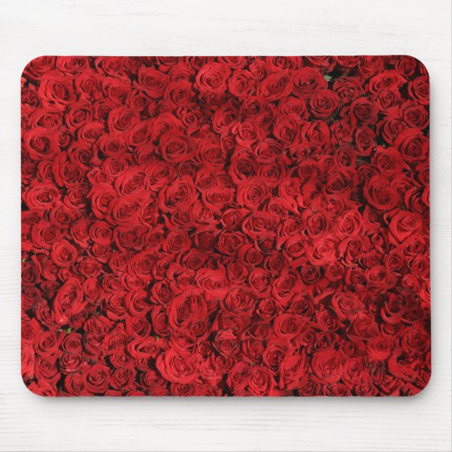 Hundreds of Beautiful Red Roses Mouse Pad (Front)