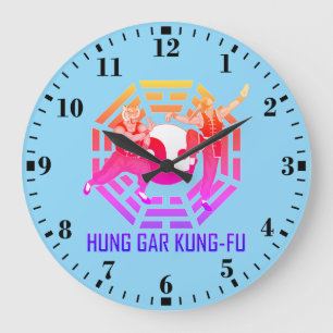 Hung Gar Kung-Fu Large Clock