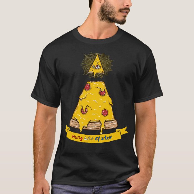 Hung Like Epstein Shirt ILLUMINATI Tee (Front)