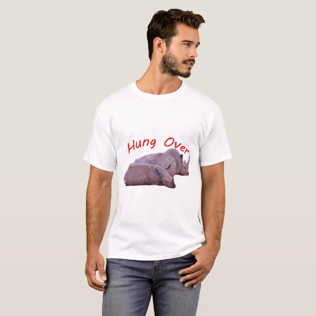 Hung Over -Mens T-Shirts (Front Full)