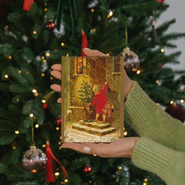 Hungarian Christmas from 1896 Holiday Card (Creator Uploaded)