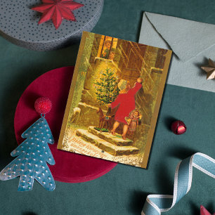 Hungarian Christmas from 1896 Holiday Postcard