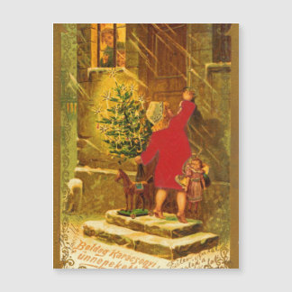 Hungarian Christmas from 1896- magnetic card