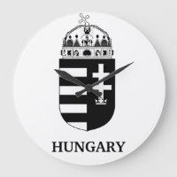 Hungarian Coat of Arms Contemporary Monochrome Art