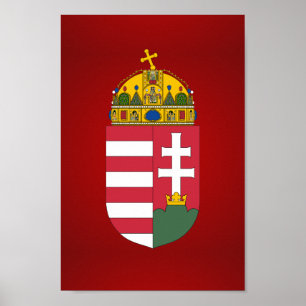 Hungarian coat of arms poster