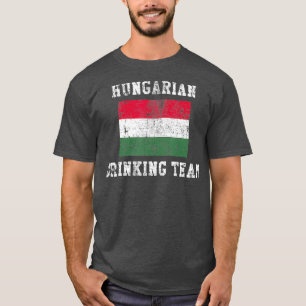 Hungarian Drinking Team Funny National Pride T-Shirt