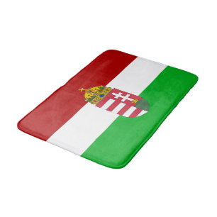 Hungarian flag bath mat