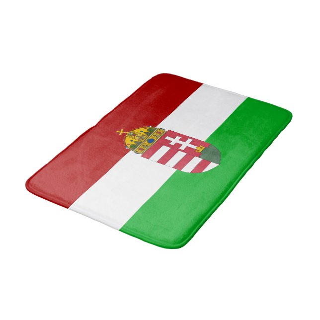 Hungarian flag bath mat (Angled)