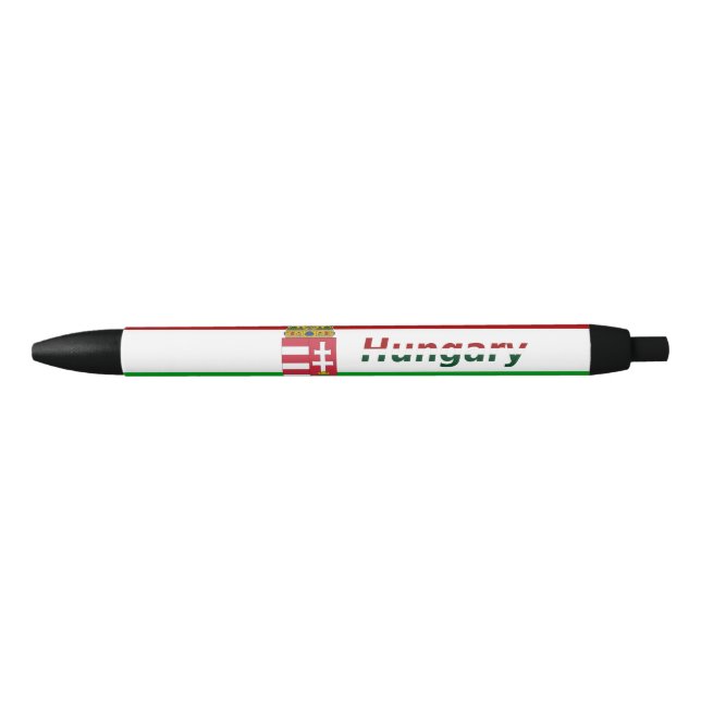 Hungarian flag black ink pen (Front)