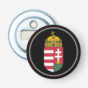 Hungarian Flag Bottle Opener, Hungary Emblem Opener