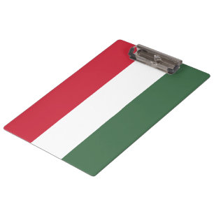 Hungarian Flag Clipboard