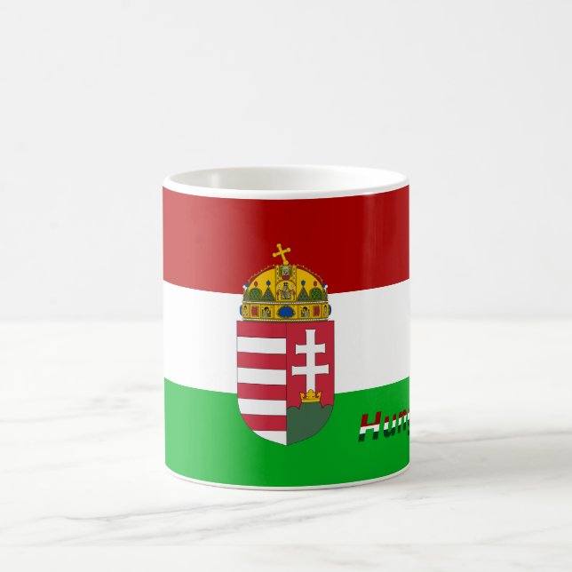 Hungarian flag coffee mug (Center)