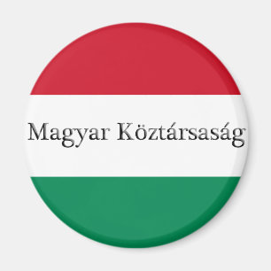 Hungarian Flag Colours Magnet