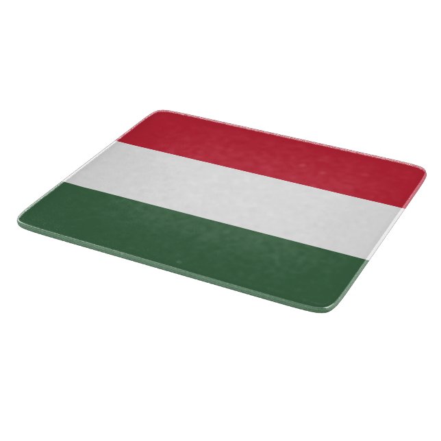 Hungarian Flag Cutting Board (Corner)