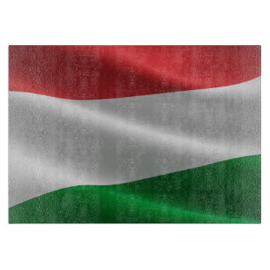 Hungarian Flag cutting board