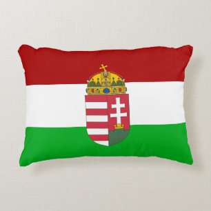 Hungarian flag decorative cushion
