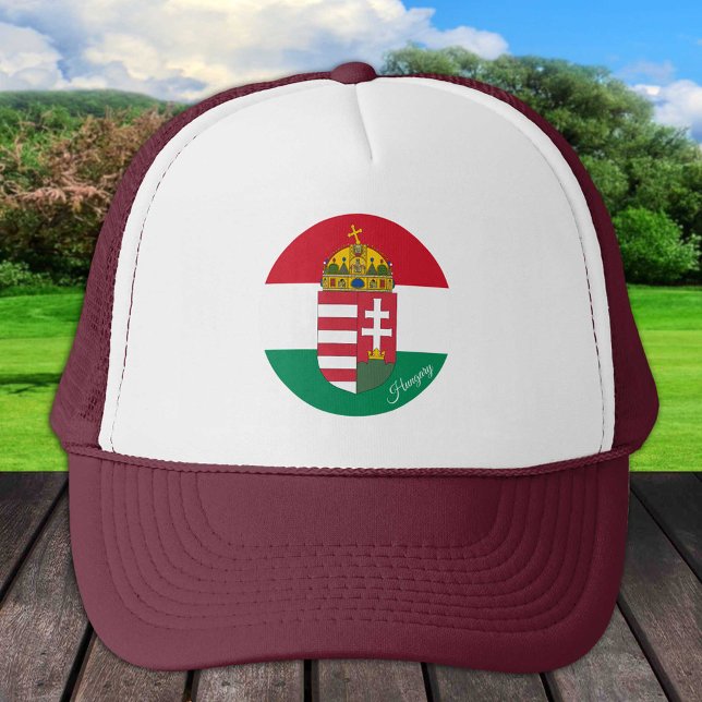 Hungarian flag, Emblem & Hungary - fashion /sports Trucker Hat (Creator Uploaded)