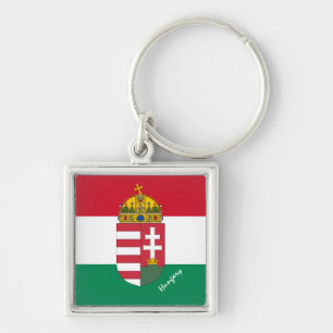 Hungarian flag, Emblem & Hungary holiday /sports Key Ring