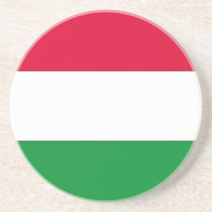 Hungarian Flag, Flag of Hungary Coaster