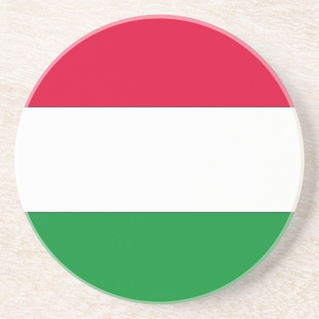 Hungarian Flag, Flag of Hungary Coaster (Front)