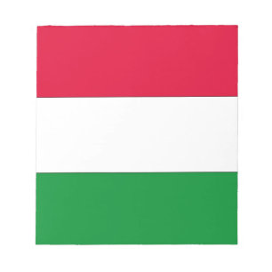 Hungarian Flag, Flag of Hungary Notepad