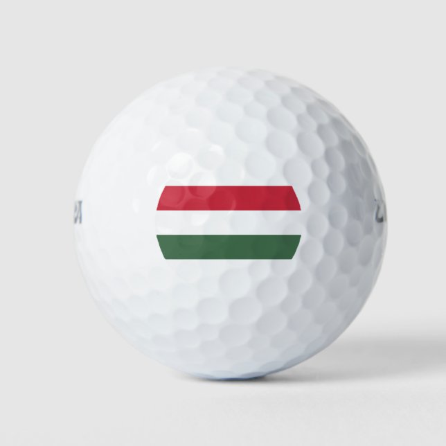 Hungarian Flag Golf Balls (Front)