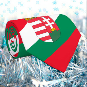 Hungarian Flag & Hungary travel, business /sports  Tie