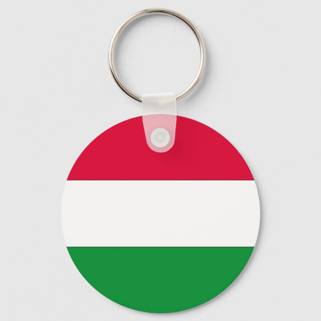 Hungarian flag key ring (Front)