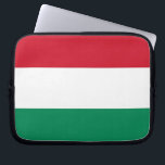 Hungarian Flag Laptop Sleeve<br><div class="desc">Protect your device in style with our sleek laptop sleeve featuring the flag of Hungary! This laptop sleeve is more than just a functional accessory; it’s a celebration of Hungary’s rich cultural heritage and national pride. The bold design prominently displays the Hungarian flag, offering a unique and meaningful way to...</div>