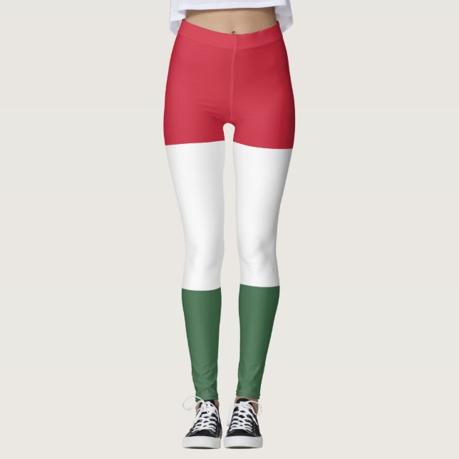 Hungarian Flag Leggings (Front)