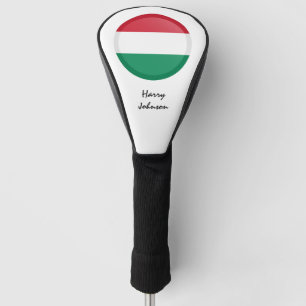 Hungarian Flag & Monogrammed Golf Clubs Covers