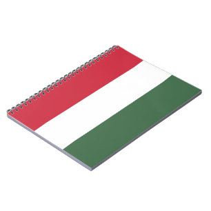Hungarian Flag Notebook