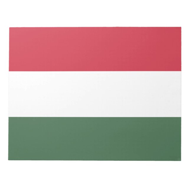 Hungarian Flag Notepad (Front)