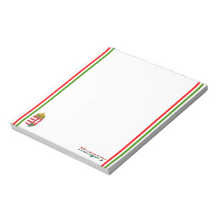 Hungarian flag notepad
