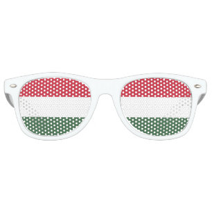 Hungarian Flag of Hungary - Magyarország zászlaj Retro Sunglasses