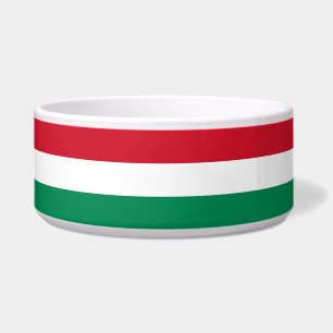 Hungarian Flag Pet Bowl