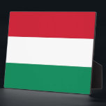 Hungarian Flag Plaque<br><div class="desc">Honor Hungary’s rich heritage with our distinguished plaque featuring the flag of Hungary! This plaque is more than just a decorative item; it’s a tribute to Hungary’s cultural pride and history. The vibrant design prominently showcases the Hungarian flag, making it a meaningful and elegant way to display your admiration for...</div>