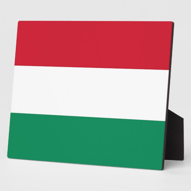 Hungarian Flag Plaque (Side)
