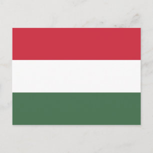 Hungarian Flag Postcard