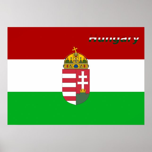 Hungarian flag poster (Front)