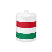 Hungarian Flag Teapot (Front)