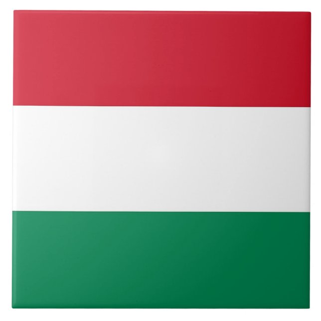 Hungarian Flag Tile (Front)
